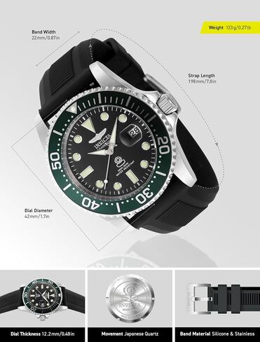 INVICTA Pro Diver Men 42mm Stainless Steel Steel Black dial PC32 Quartz in Saudi Arabia