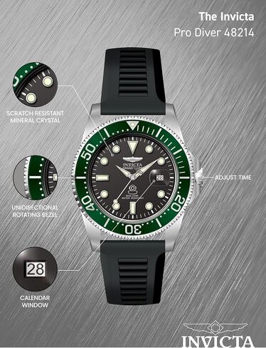 INVICTA Pro Diver Men 42mm Stainless Steel Steel Black dial PC32 Quartz in Saudi Arabia