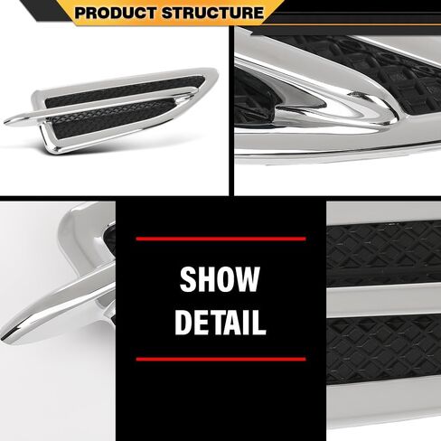 Fender Chrome Emblem Moulding Right Passenger Side Compatible with Ford Escape 2013-2015 FO1267100, CJ5Z16228AB in Saudi Arabia