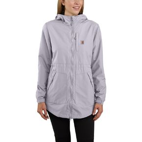 Carhartt Women's Plus Size Rain Defender Relaxed Fit Lightweight Coat, Lilac Haze
