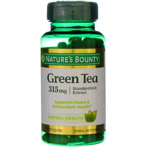 Nature's Bounty Green Tea Extract 315 mg Capsules 100 ea (Pack of 4)