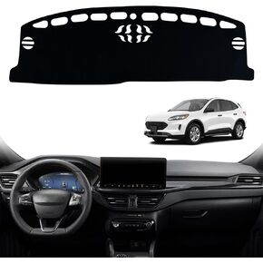 INUBOXES Dashboard Dash Board Cover Mat Pad Carpet Non-Slip Custom Compatible with Ford Escape 2014 2015 2016 2017 2018 2019 Protector Sunshield (2014-2019)
