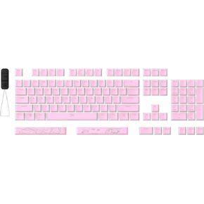 HyperX Pudding Keycaps 2 - Full Key Set - PBT - 112 Keys - Pink