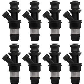 GDSMOTU 8Pcs Fuel Injectors Compatible for Silverado 2500 2door Cab & Chassis 6L 1999 for Silverado 1500 2door Standard Cab Pickup 5.3L 1999-2000