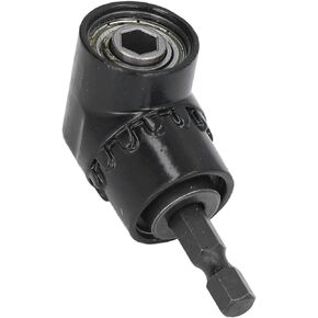 90 Degree Drill Adapter, Right Angle Drill, Multifunction Right Angle Driver Angle Extension Power Screwdriver Drill with 1/4in Hex Shank Accessory for Household Workplace Industry