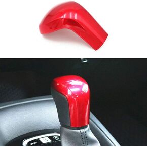 XITER ABS Carbon Fiber Car Interior Auto Gear Shift Knob Frame Cap Cover Trim Car Protect Accessories Case for Toyota Camry 2018-2024 for Corolla 2020-2024 Automatic Transmission-Carbon Fiber Black