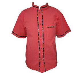 Mexican Guayabera Shirts for Men Multiple Colors and Sizes Made in Mexico Mens Front Pocket Hawaiian Shirts Casual Short Sleeve Button Down Beach Oaxaca Shirt (S, Biege)
