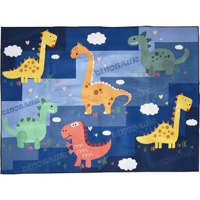 Prosumer's Choice | Playroom Rug for Kids - Activity Rug for Bedroom - Kids Carpet for Play - Washable Playmat - Colorful Wool Area Rug - Ideal for Living Room and Bedroom - ABC Numbers & Animals