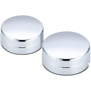 DNA MOTORING ZTL-Y-0264 Set of 2 Rear Wheel Center Caps Compatible with 2003-2018 Ram 3500 DRW, Fits Dually Models with 17" Wheel, Chrome