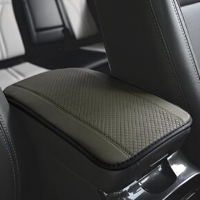 Auto Center Console Pad, PU Leather Car Armrest Seat Box Cover Protector, Waterproof Car Arm Rest Cushion Protector Pad, Suitable for Car Interior Protection Accessories for Cars, SUVs (Black)