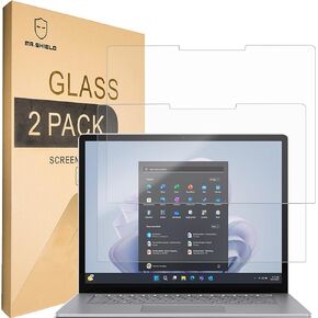 Mr.Shield [2-PACK] Screen Protector For Surface Laptop 6 / Laptop 5 / Laptop 4 / Laptop 3 (13.5 inch) [Tempered Glass] [Japan Glass with 9H Hardness] Screen Protector