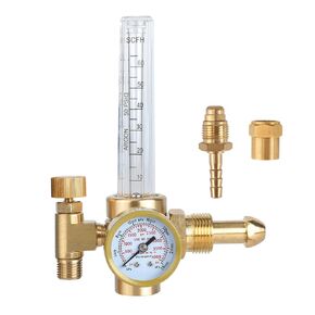 BETOOLL Argon/CO2 MIG TIG Flow meter Gas Regulator Gauge 0-60 SCFH 0-4500 Psi CGA580 Inlet Connection