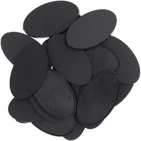 Evemodel MB875 20pcs Base 75X42mm or 2.95x1.65inch Plastic Model Bases for Gaming Miniatures or Wargames Table Games