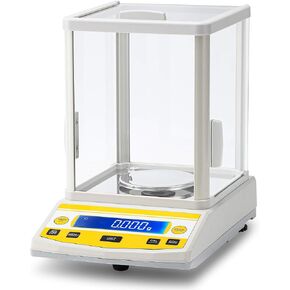 CGOLDENWALL Digital Analytical Balance High Precision Scale Digital Electronic Balance Scale for Laboratory Pharmacy 110V (300g 1mg)