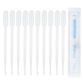 PATIKIL 10ml Pipettes Dropper, 40pcs Plastic Pipettes Disposable Pipette Transfer Pipette Calibrated Plastic Eye Dropper with Scale for Science Laboratory Resin DIY Crafts Art Makeup Oil