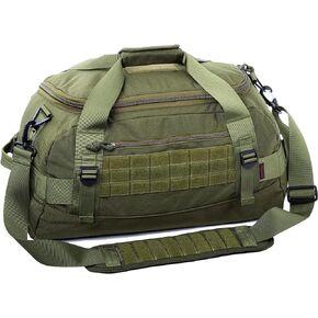 حقيبة دفل التكتيكية MOLLE Gear حقيبة تحمل على حقيبة السفر القماش الخشن. مثالية للصيد، نطاق الرماية، إنفاذ القانون، التخييم، السفر. 35 لتر