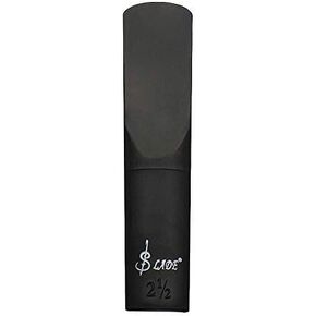 OriGlam Alto Sax Reed, Alto Sax Saxophone Reed, Resin Reeds for Alto Saxophone Parts, 2.5 Strength (Black)