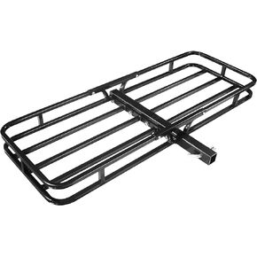 Thunderbay 500 Lbs Hitch Cargo Carrier 53" x 19" x 4" Fits 2" Receiver Rear Trailer Cargo Basket for RV's, Trucks, SUV's, Vans Traveling Camping