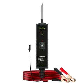 Topdiag P55 Electrical Tools Circuit Tester Component Activation Continuity Test Trailer Light Tester Jumper Lead Function 12V-24V Short Circuit Located Overload Protected