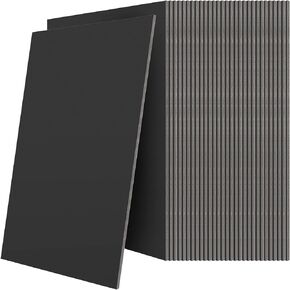 MAAIGU 30 Pack 14 x 11 Inches Foam Boards, 3/16 Inch Thick Foam Core Boards, Double-Sided Black Foam Boards for Displays, Presentations, Signboards, Artworks