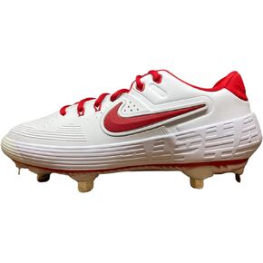 Nike Womens Zoom Hyperdiamond 3 Elite Softball Cleats (White/University Red-White, 9)