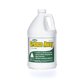 ComStar Grease Away, Heavy Duty Degreaser, Easily Liquefies Grease, Carbon, Dirt & More, Removes Heavy Oils, Grease, & Grime, Biodegradable, Made in USA, 1 Gallon (55-131)