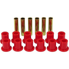 Prothane 67-77 Ford F250 4wd Front Spring & Shackle Bushings - Red