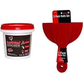 Dap 12140 Fast N Final Interior Exterior Spackle, 1/2-Pint,White, 8 Fl Oz (Pack of 1)