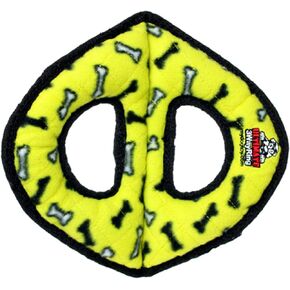 TUFFY- World's Tuffest Soft Dog Toy-Ultimate 3Way Ring-Camo Blue -Squeakers -Multiple Layers. Made Durable, Strong & Tough. Interactive Play (Tug, Toss & Fetch). Machine Washable & Floats
