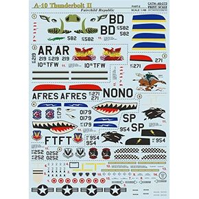 Print Scale 48-073 - 1/48 Decal for A-10 Thunderbolt Ii Part 2
