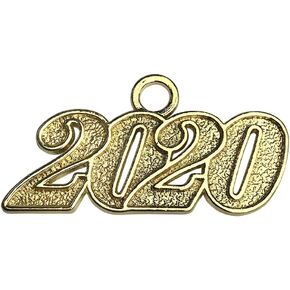 Endea Graduation Tassel Date Charm Gold Year (Gold, 2024)