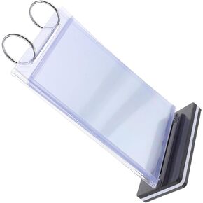 Ciieeo restaurant menu stand flip sign holder desktop display stand menu holder for table flip menu holder tabletop bar display menu display holder sign stand pvc a4 Wall-mounted poster