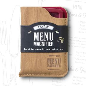 Light Up Menu Magnifier (Wine)