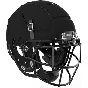 Schutt F7 VTD Collegiate Football Helmet, EGOP NB VC Facemask Attached, Large, Matte Black