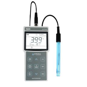 Apera Instruments AI422 EC400S Portable EC (Conductivity)/TDS/Salinity/Resistivity) Meter Kit, GLP Data Management (500 Groups of Data Storage), USB Data Output, 1.3" Height, 3.4" Wide, 7" Length