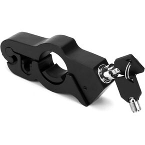 Motorcycle Handlebar Lock Grip Anti-Theft, Heavy Duty Bike Motorcycle Lock, Universal Motorcycle Throttle Lock for Motorbike Bicycles Scooter (Red)
