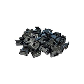 RackGold® Black 10-32 Cage Nuts 25 Pack - USA Made