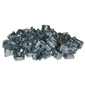 RackGold® Zinc 10-32 Snap-in Cage Nuts 50 Pack - USA Made
