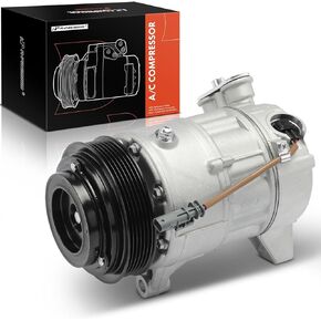A-Premium Air Conditioner AC Compressor with Clutch Compatible with Buick LaCrosse 3.6L 2012-2012, Cadillac SRX 2012-2016, PXC16 Style