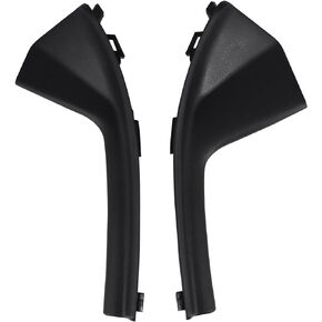Front LH and RH Cowl Extension Trim Windshield Wiper side Corner Panel Fender Cover Fits for Versa Sedan 2007-2011, Versa Hatchback 2007-2012, TIIDA C11 2006-2010, Part Number 66895-EL000, 66894ED500