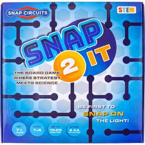Snap Circuits SNAP 2 IT® Board Game – Family Game Night, Games, Kids Game, SNAP CIRCUITS® STEM Board Game, Game for Kids 7 and up.
