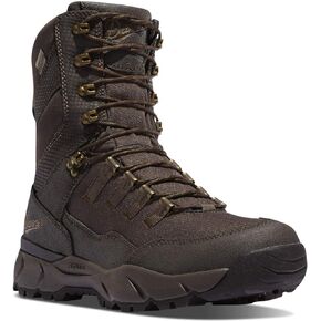 Danner Vital 8" Waterproof Hunting Boots for Men - Abrasion-Resistant Leather & Textile Upper, Shock-Absorbing Footbed & Non Slip Traction Outsole