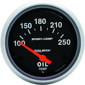 Auto Meter 3542 Sport-Comp Electric Oil Temperature Gauge