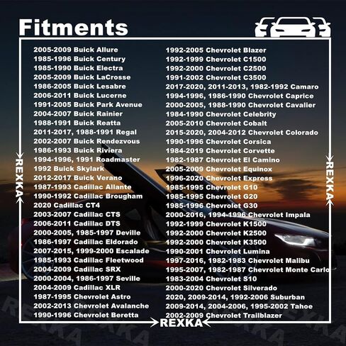 Rexka 10 pcs 1/4 (#14) License Plate Emblem Nameplate Bumper Nut Retainer Grommet Compatible with GM 3907444 Chevrolet Colorado Malibu Silverado GMC Canyon Sierra Buick Cadillac in Saudi Arabia