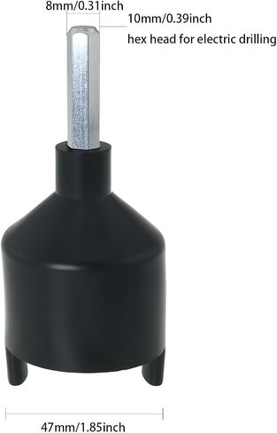 Pro Bamboo Kitchen Plastic Electric Fence Insulator Drill Chuck Hanging Line Hook Self Drilling Insulation Nail Socket for Wood Post Insulation (Black) in Saudi Arabia