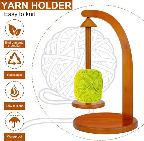 حامل غزل سويفتبويو للحياكة والكروشيه، غزل غزل خشبي مع دوران مغناطيسي سلس، هدية مثالية لمحبي الحياكة in Kuwait