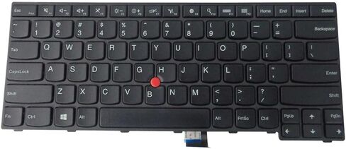 DUERDU New for Lenovo ThinkPad E450 E450C E455 E460 E465 W450 Keyboard & Pointer 04X6101 04X6141 04X6181 SN20E66101 SN20E66141 SN20E66181 in Kuwait
