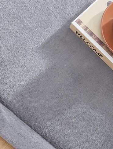 ALEGTER Grey Coral Velvet Rug with Non-Slip Backing on Reverse Side of Floor mat,Large Solid Color Bedroom Rug Suitable for Living Room,Bedroom Yoga Mat,Baby Crawling Mat,60"x80" in Saudi Arabia