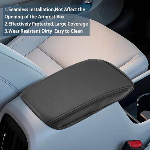 Ruiya Fit 2024 Kona غطاء مسند الذراع، لملحقات Hyundai Kona SX2 2024 غطاء وحدة التحكم المركزية 2024 Kona غطاء مسند الذراع متوافق مع 2024 Hyundai Kona SE/SEL/Limited/N Line in Saudi Arabia