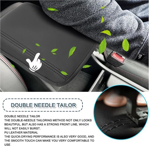 Ruiya Fit 2024 Kona غطاء مسند الذراع، لملحقات Hyundai Kona SX2 2024 غطاء وحدة التحكم المركزية 2024 Kona غطاء مسند الذراع متوافق مع 2024 Hyundai Kona SE/SEL/Limited/N Line in Saudi Arabia